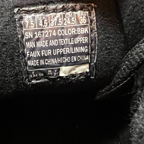 Skechers Uno Rugged Fall Air Black Winter Booties Women’s Sz 7.5 - Picture 7 of 11